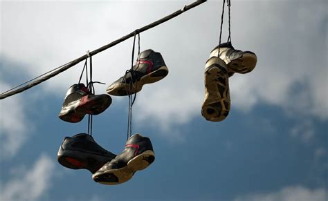 shoes on power lines